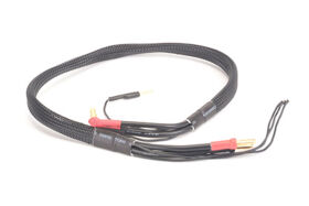 Ladekabel 2S Schwarz 60mm lang 4/5mm Goldstecker XH /...