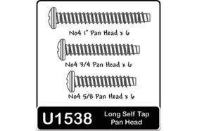 Blechschrauben lang / U1538