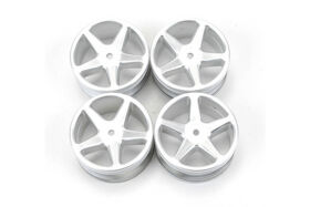 Wheel - 5 spoke 25mm - Satin (Pk4) / U1934