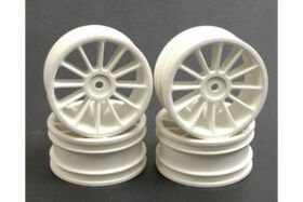 Schumacher Felge 12 spoke 25mm (4 Stück) - White /...