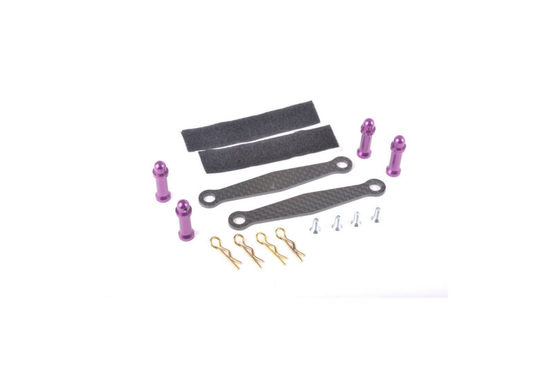 Alu Akkuhaltepfosten und Halter / U2218