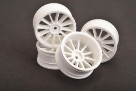 Schumacher Felge 12 spoke 24mm (4 Stück) - White /...