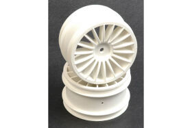 Wheel - Rear - White 18 Spoke - GTR (pr) / U3044