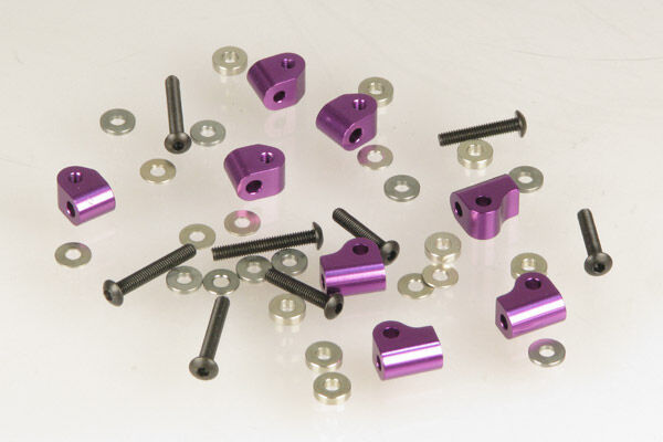 Querlenker Halteblöcke Alu Set - Mi4 / U3517