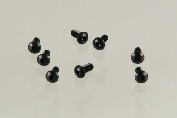 Innensechskant Linsenkopf-Schrauben - M2,5x6 mm (8) / U3753