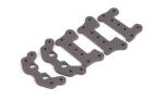 Schumacher Gestänge Halter Options, Fr + Rr Cougar SV2 Set5 Carbon / U3998