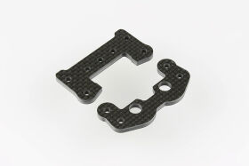 Schumacher Gestänge Halter Set Fr + Rr Carbon -...