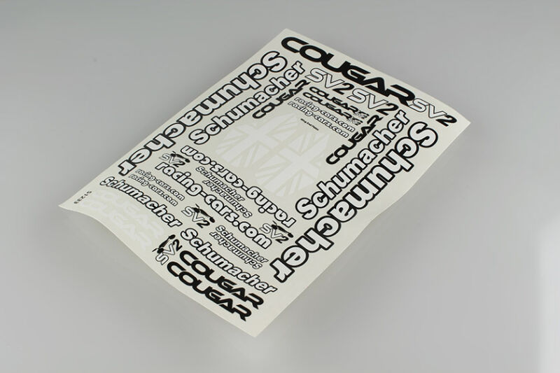 Aufkleberbogen - Cougar SV2 (2) / U4003