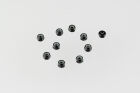 M3 Stoppmuttern Aluminium schwarz (10) / U4241