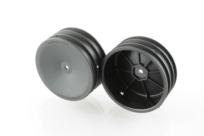 1:10 Felgen Offroad Front 2WD medium Flexlite - 12mm Sechskant - schwarz (2) / U4367