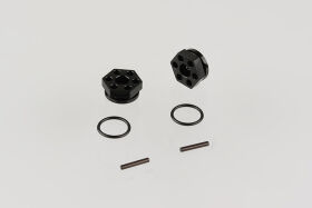 Schumacher Alu Radmitnehmer 12mm Sechskant hinten - 2WD...