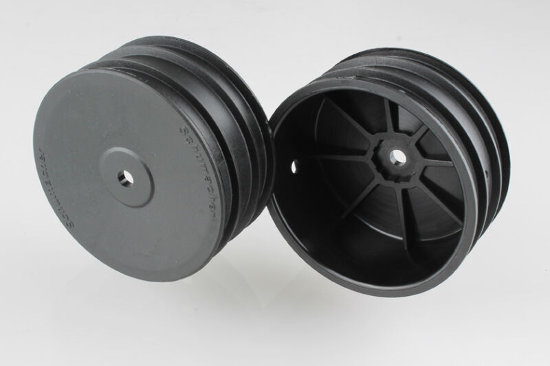 1:10 Felgen Offroad Front 4WD Flexlite - 12mm Sechskant - schwarz (2) / U4495