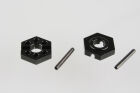 Schumacher Alu Felgenmitnehmer 12mm Sechskant vorne (2) - CAT K1 Aero / U4507