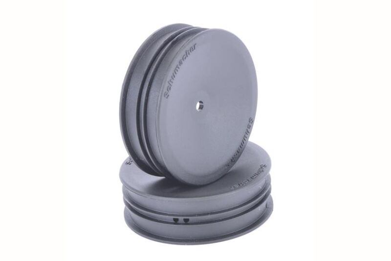 Schumacher 1:10 Felge 12mm Sechskant Slim 2WD - schwarz / U4660
