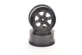1:10 Short Course Felge schwarz +3mm offset (2) 12mm...
