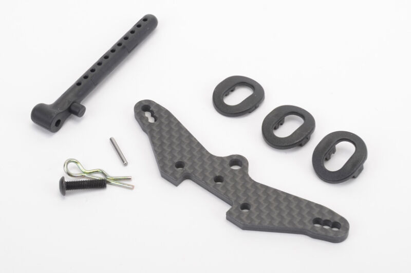 Schumacher Dämpfer Halter Stütze 5th Carbon vorne - Mi6 / U4916