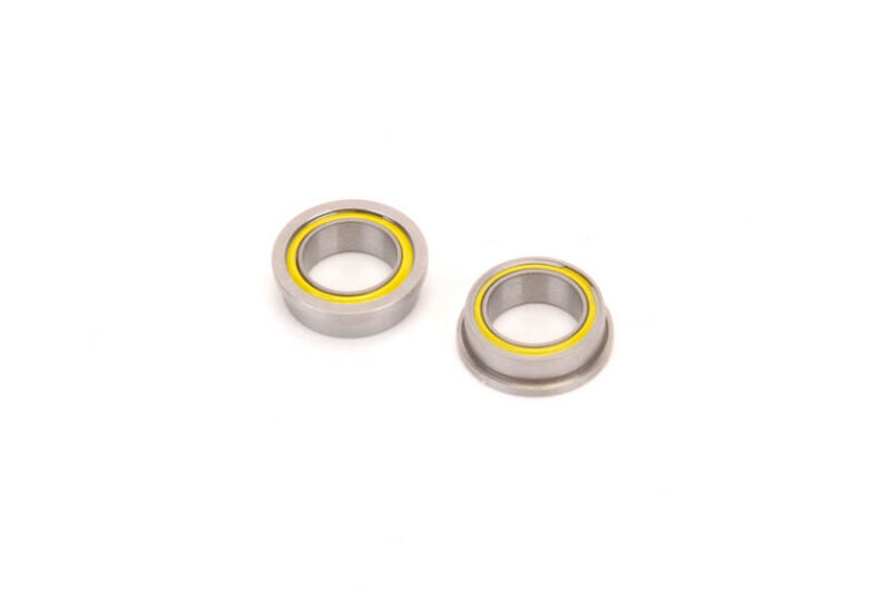 Schumacher Kugel Kugellager (Paar) - 1/4x3/8x1/8 Flanged Yellow / U4980
