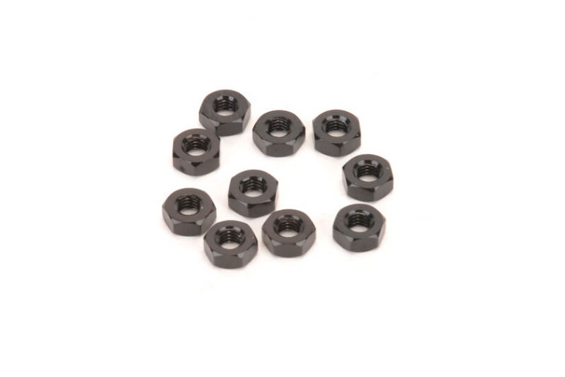 Schumacher Set Mutter SPEED M3 Aluminium schwarz (10 Stück) / U4984
