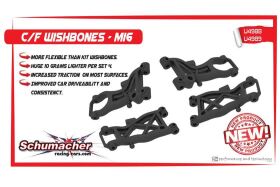 Schumacher Querlenker Carbon hinten (Paar) - Mi6 / U4989