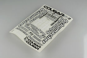 1:10 Lexan Karosserie Cougar SV2 + Aufkleber, unlackiert...