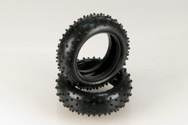 1:10 Schumacher Minispike2 - 4WD Frontreifen 2.2", blau (2) / U6517