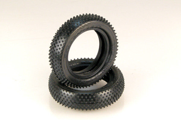 1:10 Schumacher Mini Pin - 2WD Frontreifen 2,2", gelb (2) / U6609