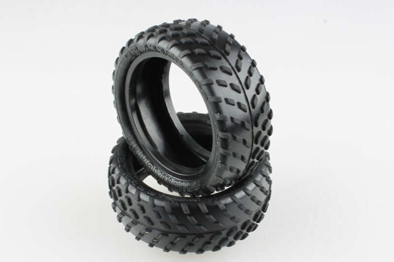 1:10 Tourenwagen Reifen 24mm - Rally - weiß, super soft (2) / U6630