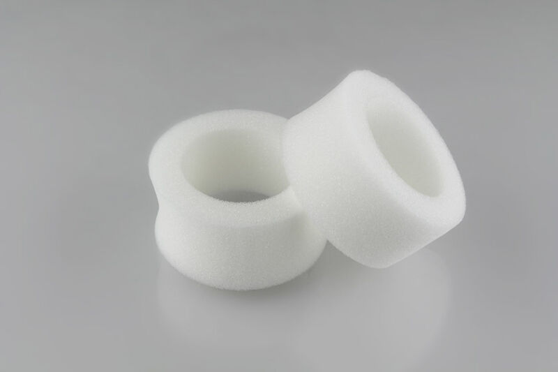 1:10 Offroad Reifeneinlage 2WD und 4WD -Rear- sehr breit weiß, weich (2) / U6668