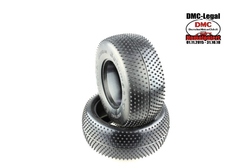 1:10 Schumacher Mini Pin - gelb - Short Course Reifen (2) / U6767