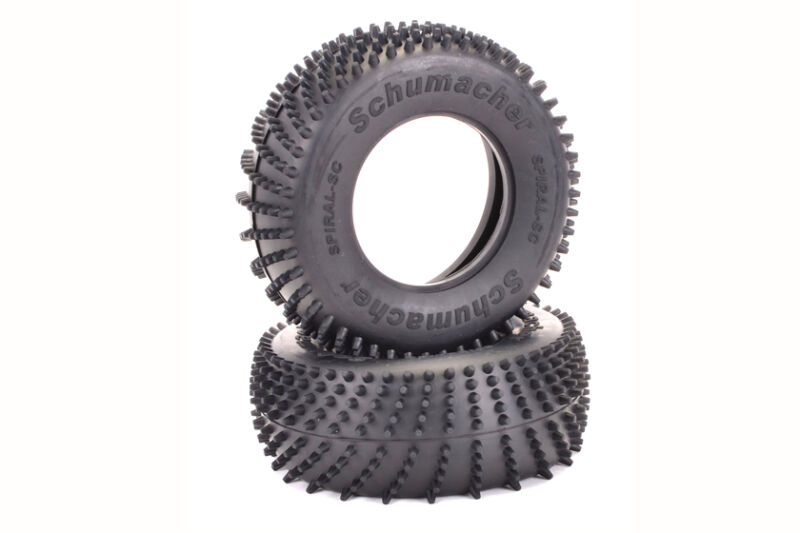 1:10 Schumacher Short Course Spiral Reifen - Silver - (2) / U6800