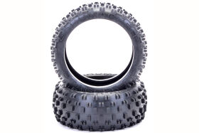 1:8 Schumacher Stagger Rib Reifen - Gelb (2) / U6802