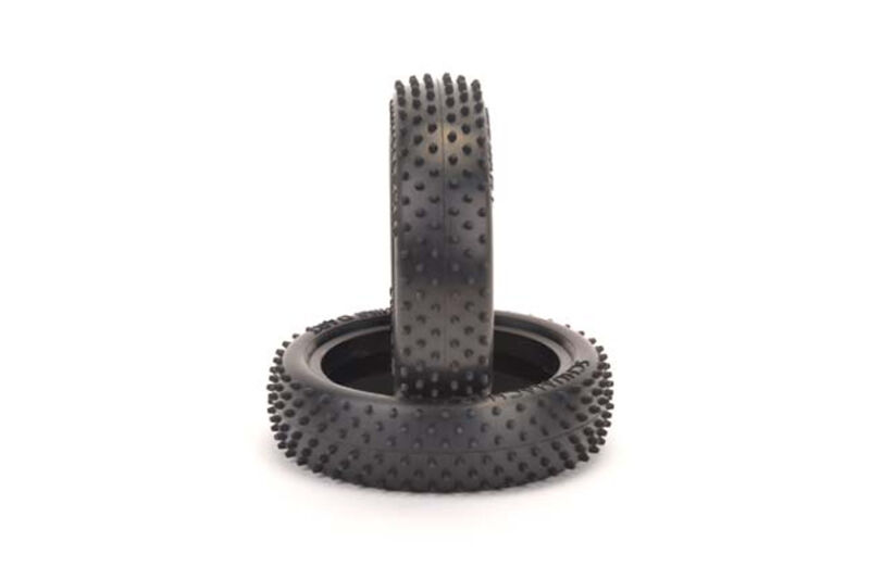 1:10 Schumacher Mini Dart - Front - 2WD Reifen - Silber (2 Stück) / U6830