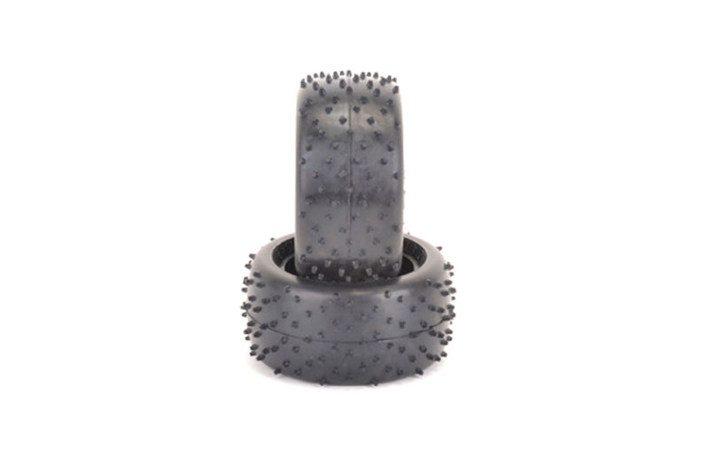 1:10 Schumacher Mini Spike Tyre 2" - Rear- 2 & 4WD Reifen - Gelb (2 Stück) / U6849