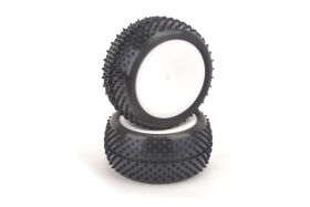 Mezzo Tyre Rear - Yellow - Pre-Glued - pr / U6891