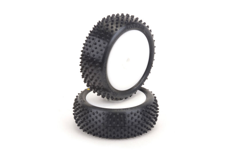 Mezzo Tyre Front 4WD - Yellow - Pre-Glued - pr / U6893
