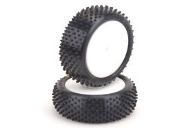 Mezzo Tyre Front 4WD - Silver - Pre-Glued - pr / U6894