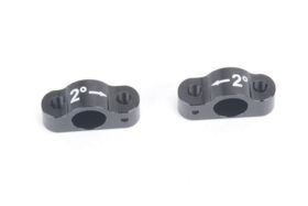 Schumacher Lagerblock 2/3.5deg Aluminium hinten - CAT L1...