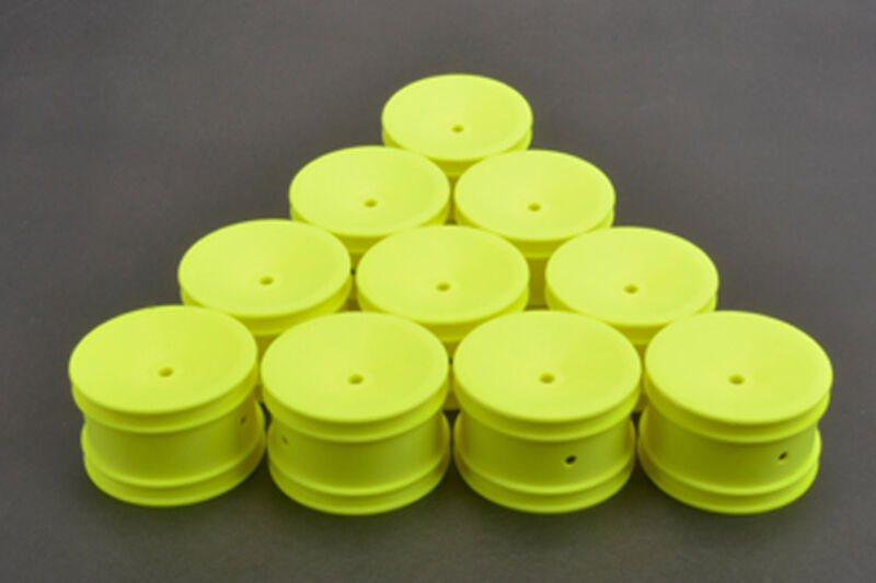 Schuhmacher 1:10 Felgen Offroad Heck 2WD und 4WD - 12mm Sechskant - Neon Gelb- (5 Paar) / U7461