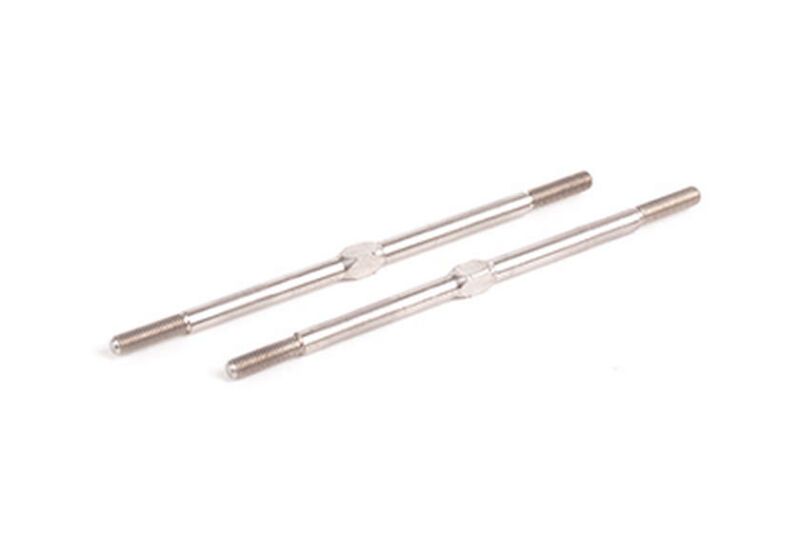 Titanium Turnbuckle - 76mm - Silver - (pr) / U7674