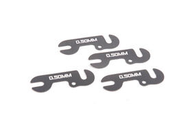 Schumacher Distanzstück Ride Height 0.5mm Aluminium...