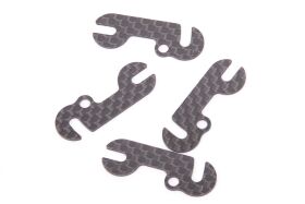 Schumacher Distanzstück End 1.0mm Carbon vorne (4...
