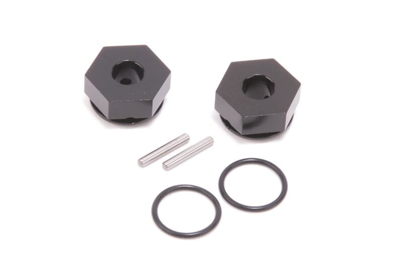 Schumacher Radmitnehmer 7.5mm (+1.5) pr Aluminium schwarz - ST2 / U8543