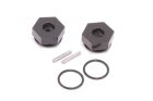 Schumacher Radmitnehmer 7.5mm (+1.5) pr Aluminium schwarz - ST2 / U8543