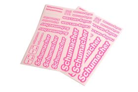 Dekorbogen Schumacher Sheet (2 Stück) - Neon Pink /...