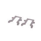 Schumacher Gestänge Halter Carbon oben (Paar) - Neon / U8866