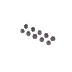 Schumacher Set Mutter SPEED M4 Nyloc Aluminium schwarz (10 Stück) / U9039