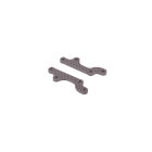 Schumacher Gestänge Halter Carbon oben vorne (Paar) - Vibe TC / U9121