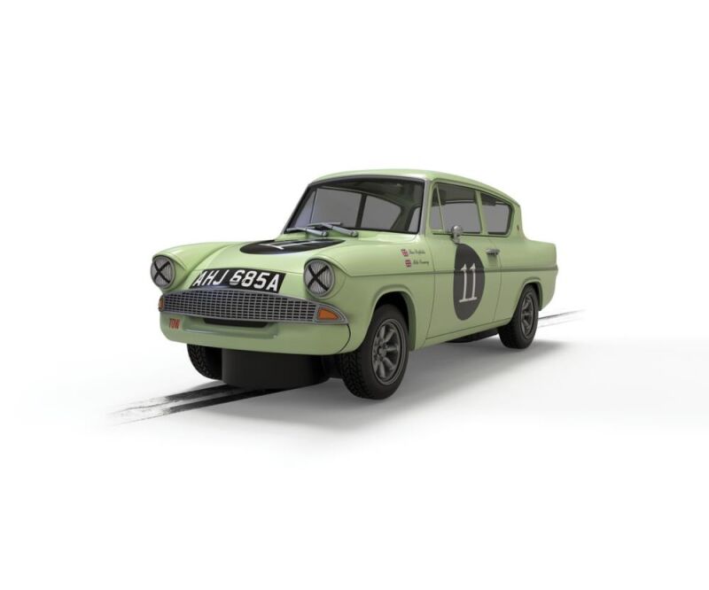 SCALEXTRIC 1:32 Ford Anglia 105e Theo Paphitis / 560004617