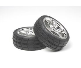 TAMIYA 1:10 Räder 5-Sp. (2) Racing Profil 24mm /...