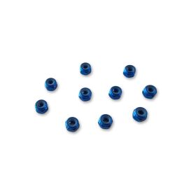 Alu Stoppmuttern M3 blau (10) / HSPX507